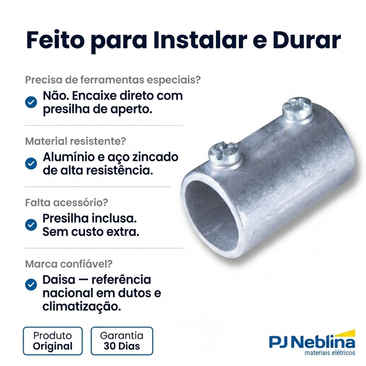 Unidut Cônico Abrigada Interna 3 Polegadas C-Pb Daisa