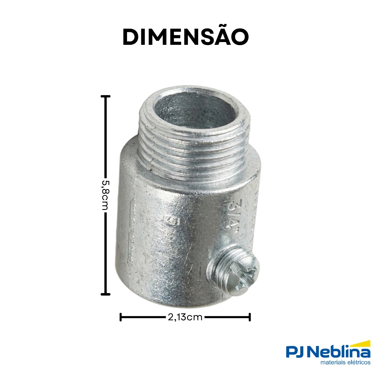 Unidut Cônico Abrigada Interna 3 Polegadas C-Pb Daisa
