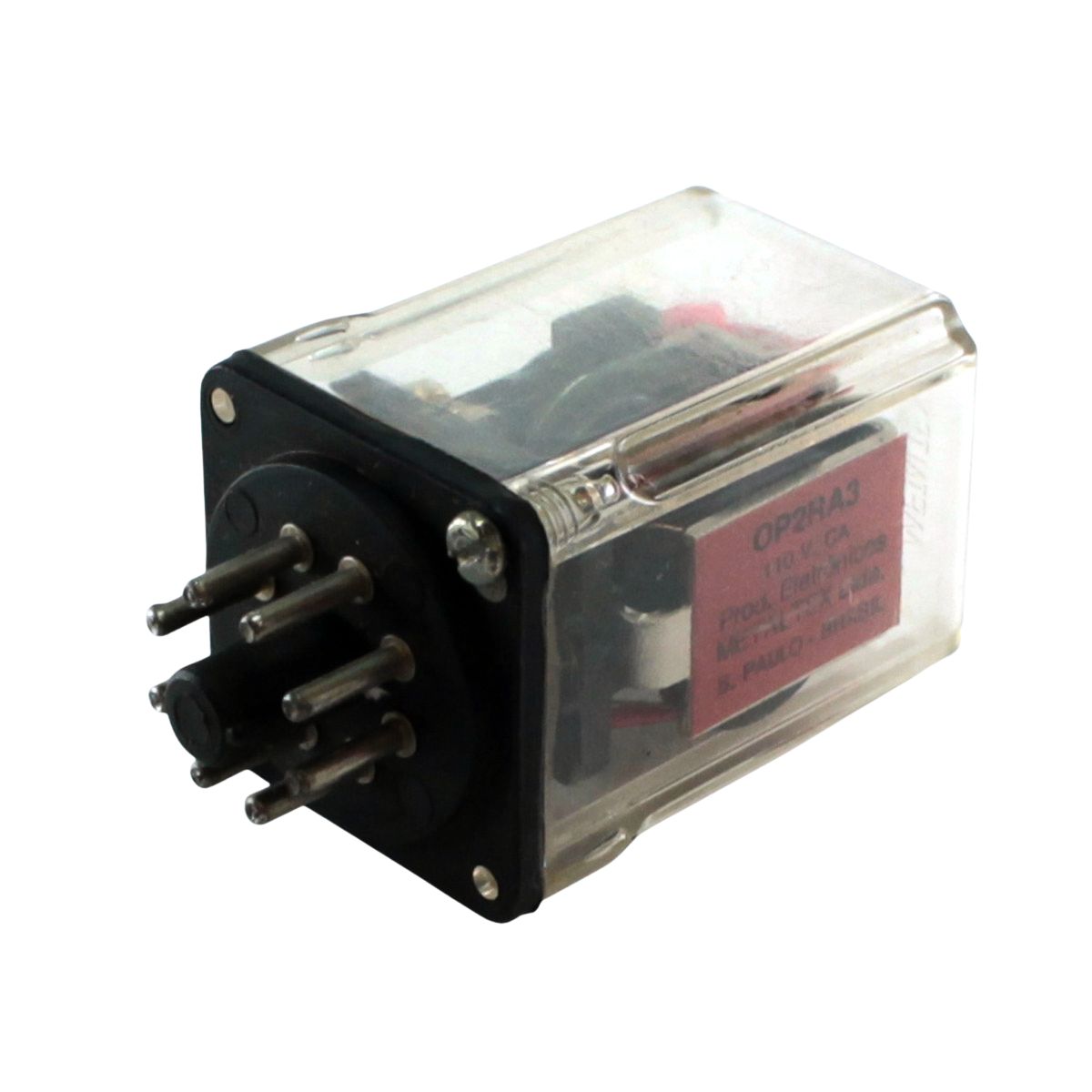 Relé Industrial 12A 110V 2Rev (Dpdt) - Metaltex