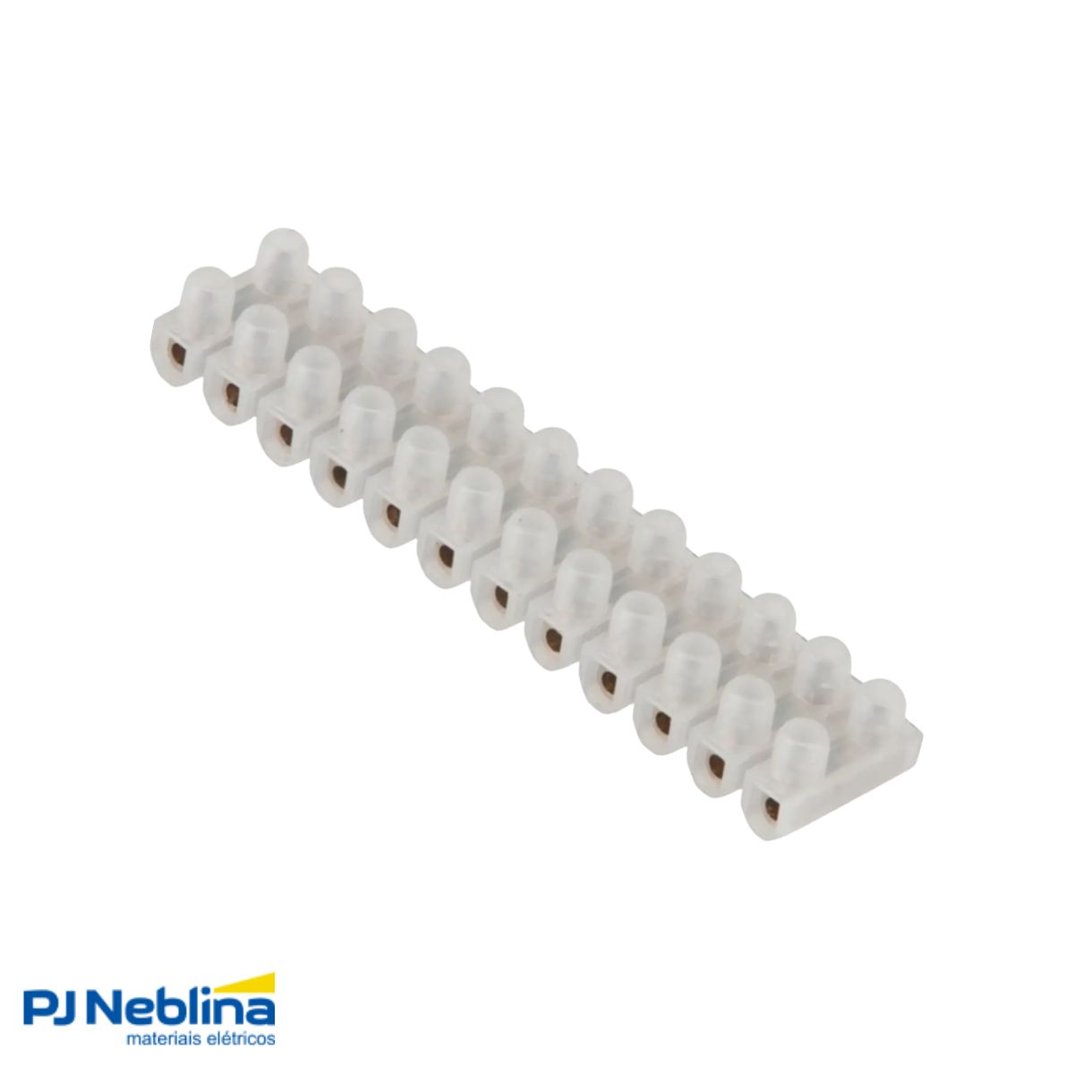 Conector Múltiplo Polietileno 25A 600V 12 Bornes 6,00Mm 70G Branco - Sindal