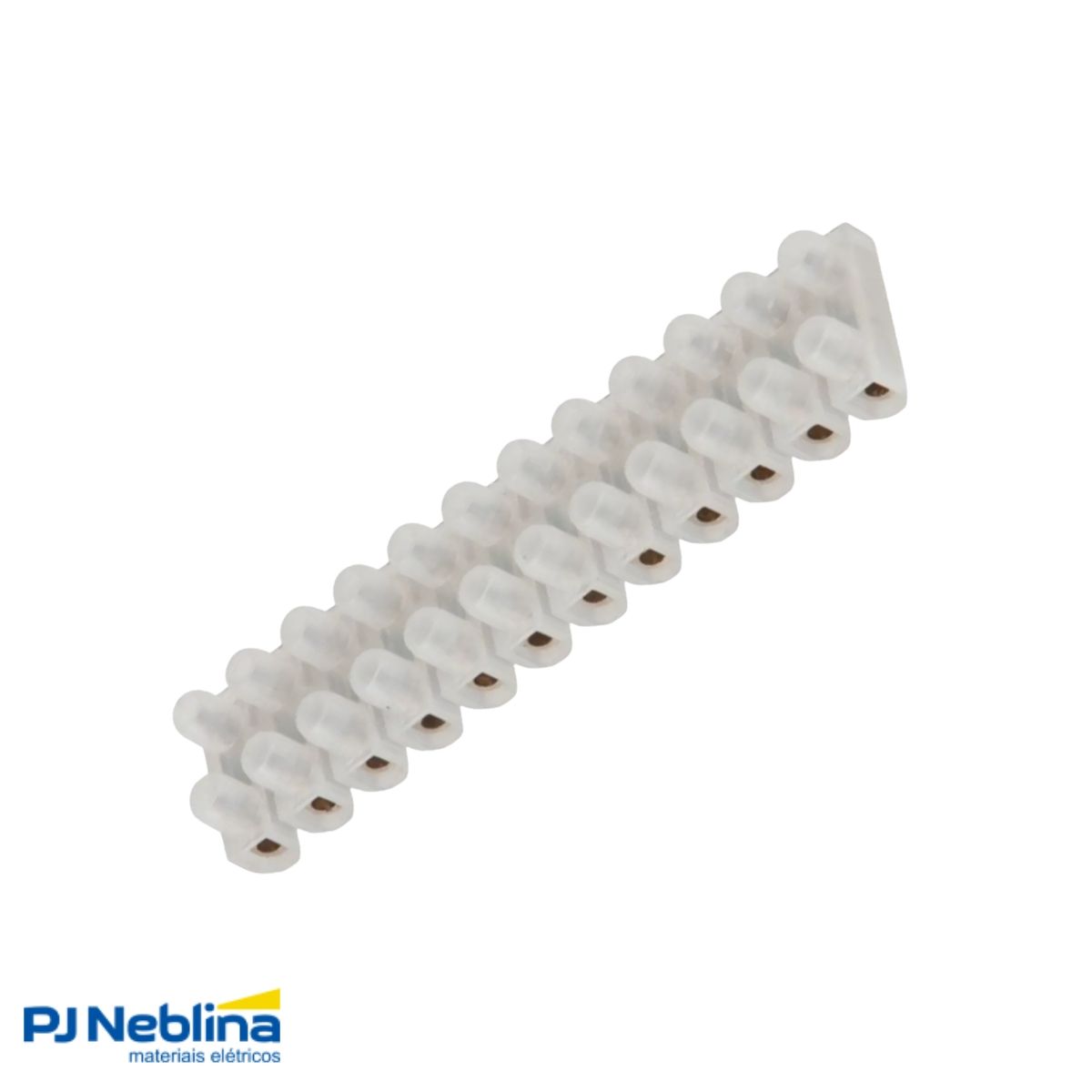 Conector Múltiplo Polietileno 25A 600V 12 Bornes 6,00Mm 70G Branco - Sindal