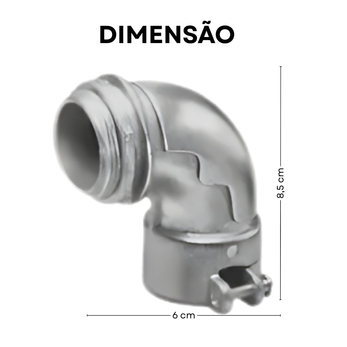 Box Alumínio Curvo 1.1/4 Bsp - Wetzel