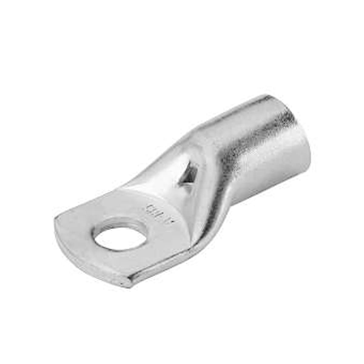 Terminal Compressão Boca Expandida 16Mm 1 Compressão 1 Furo F=6,5Mm 1/4 (M6) Cobre Estanhado Axt