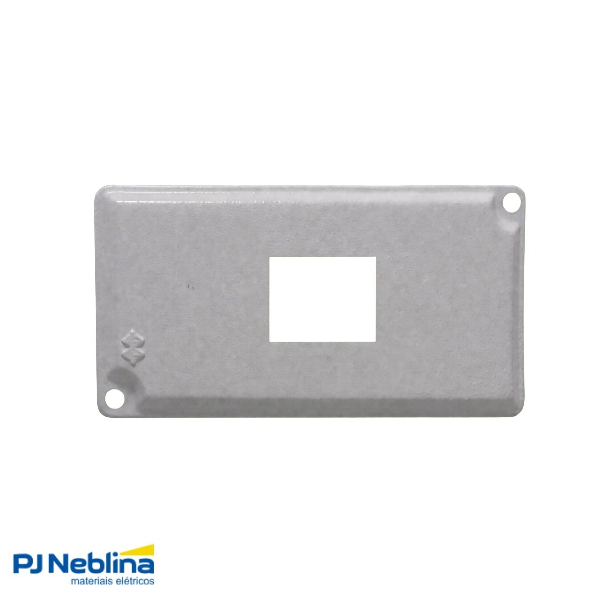 Tampa Condulete 1 Tom Rj11/Rj45 Alumínio 1/2-3/4 C/Pintura Cz S/Vedação - Wetzel