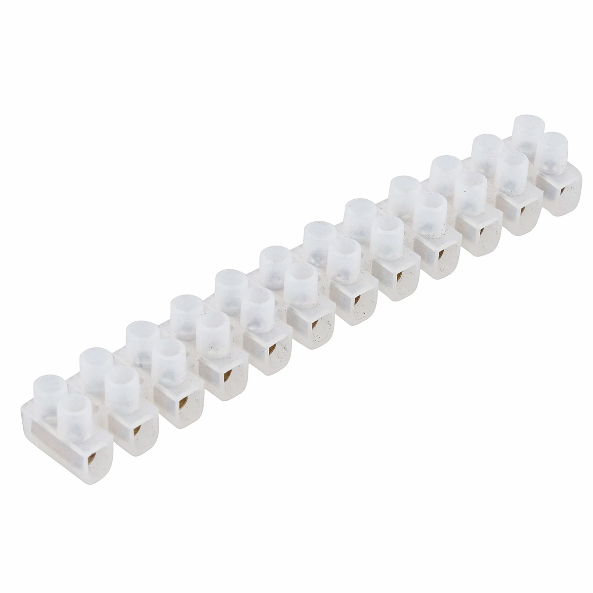 Conector Múltiplo Polipropileno 30A 600V 12 Bornes 6,00mm 70G Branco - Blux