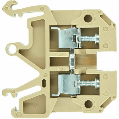 Conector Borne Passagem 2 Conexões 2,50mm 800V Bege SAK 2,5 EN PA - Conexel