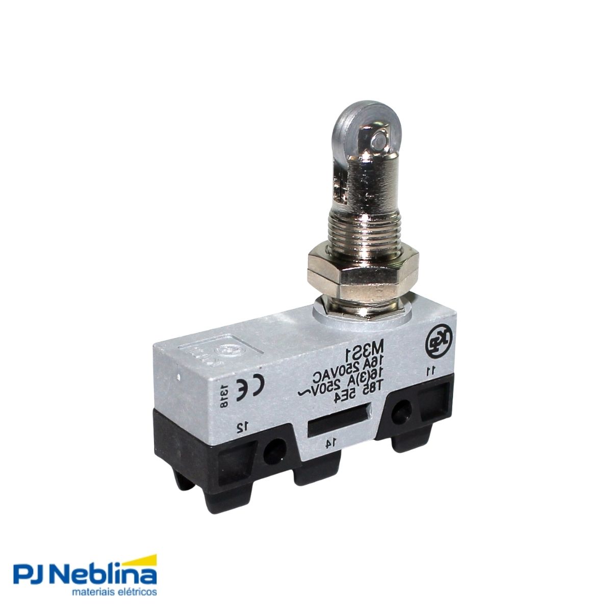 Chave Fim De Curso Botão C/Rolete P/Painel 16A 1Naf Ip40 - Kap