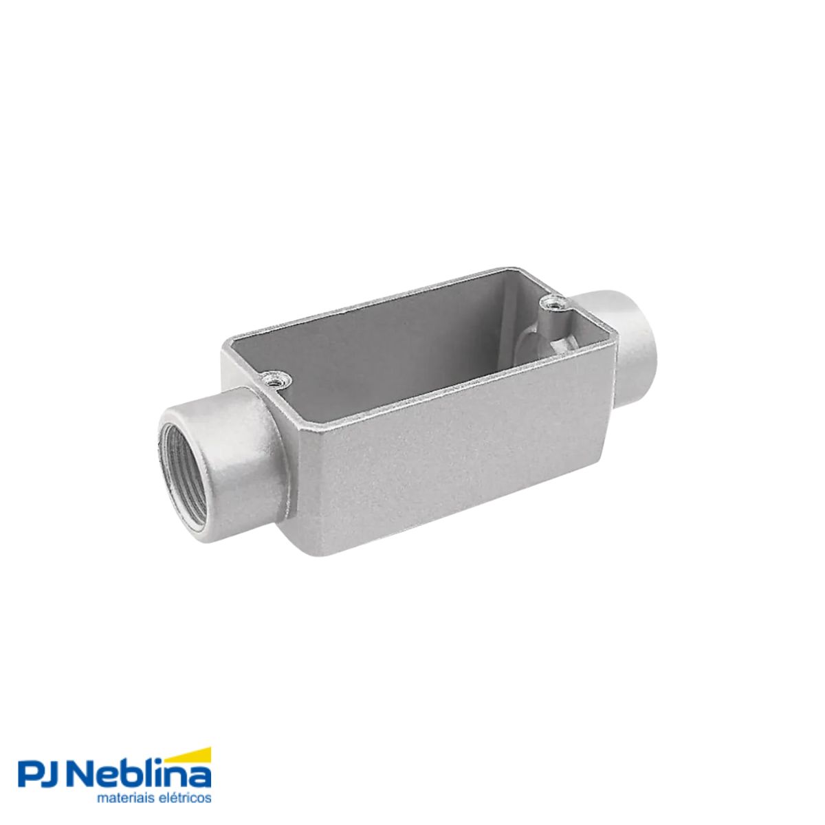 Condulete Alumínio Fixo Tipo C 1Pol C/Rosca Bsp C/Pintura Cz S/Tampa S/Vedação - Wetzel