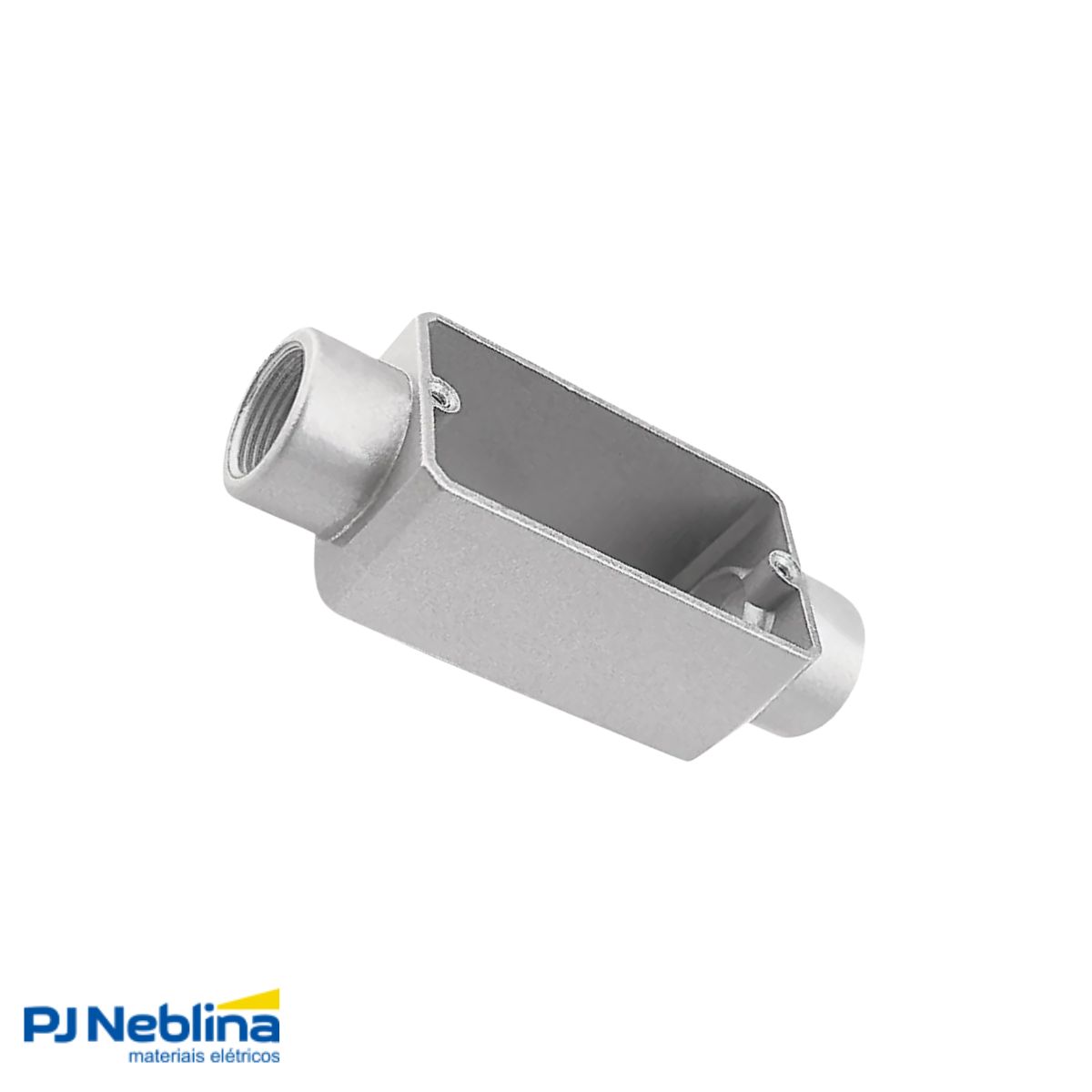 Condulete Alumínio Fixo Tipo C 1Pol C/Rosca Bsp C/Pintura Cz S/Tampa S/Vedação - Wetzel