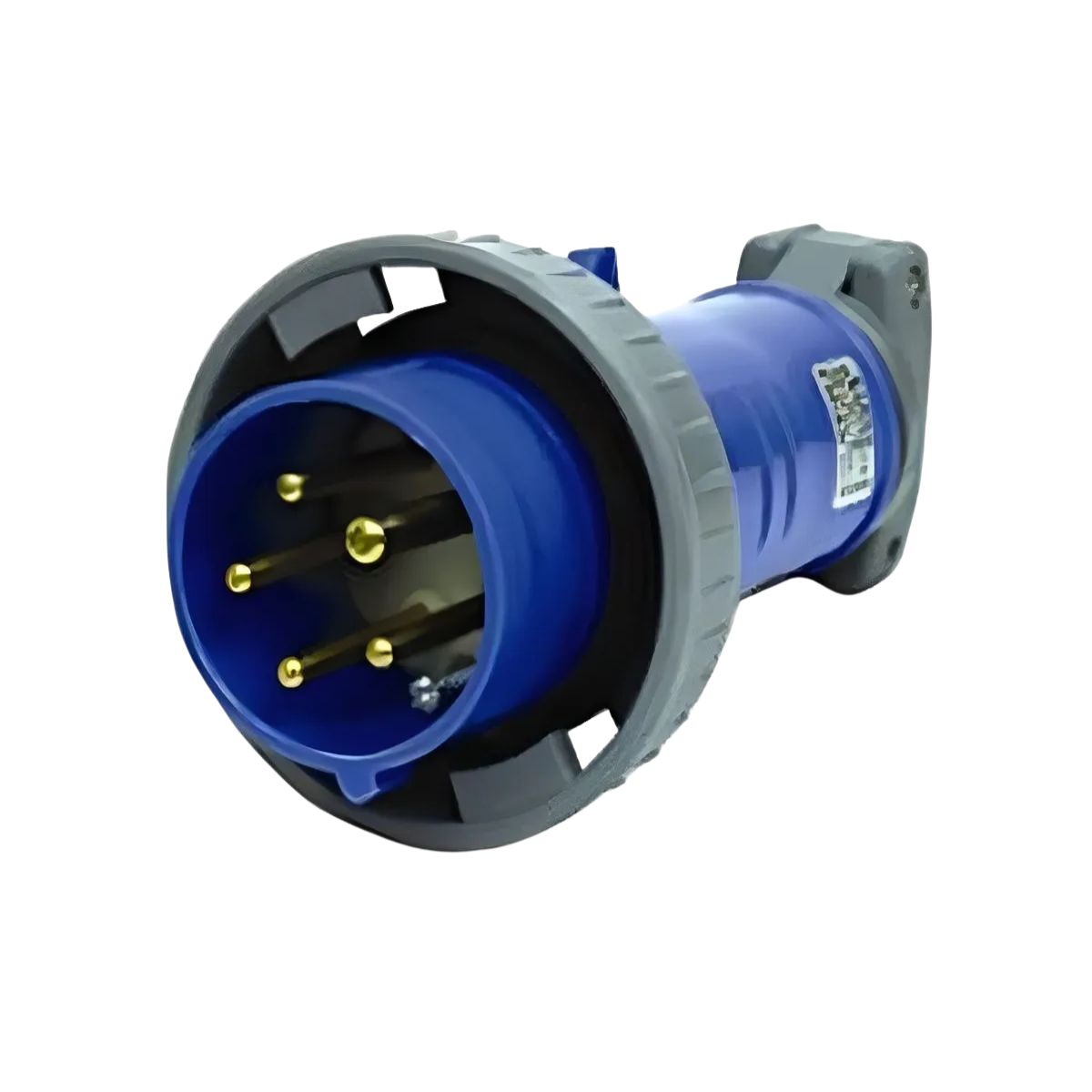 Plug Macho Prova D'água Poliamida 6.6 3P+T 16A 220/240V Az 9H Ip67 - Steck