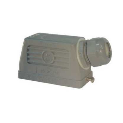 Carcaça Plug Saída Lateral 2 Rebites 16 Polos Termoplástico Para Tomada Múltipla - Steck