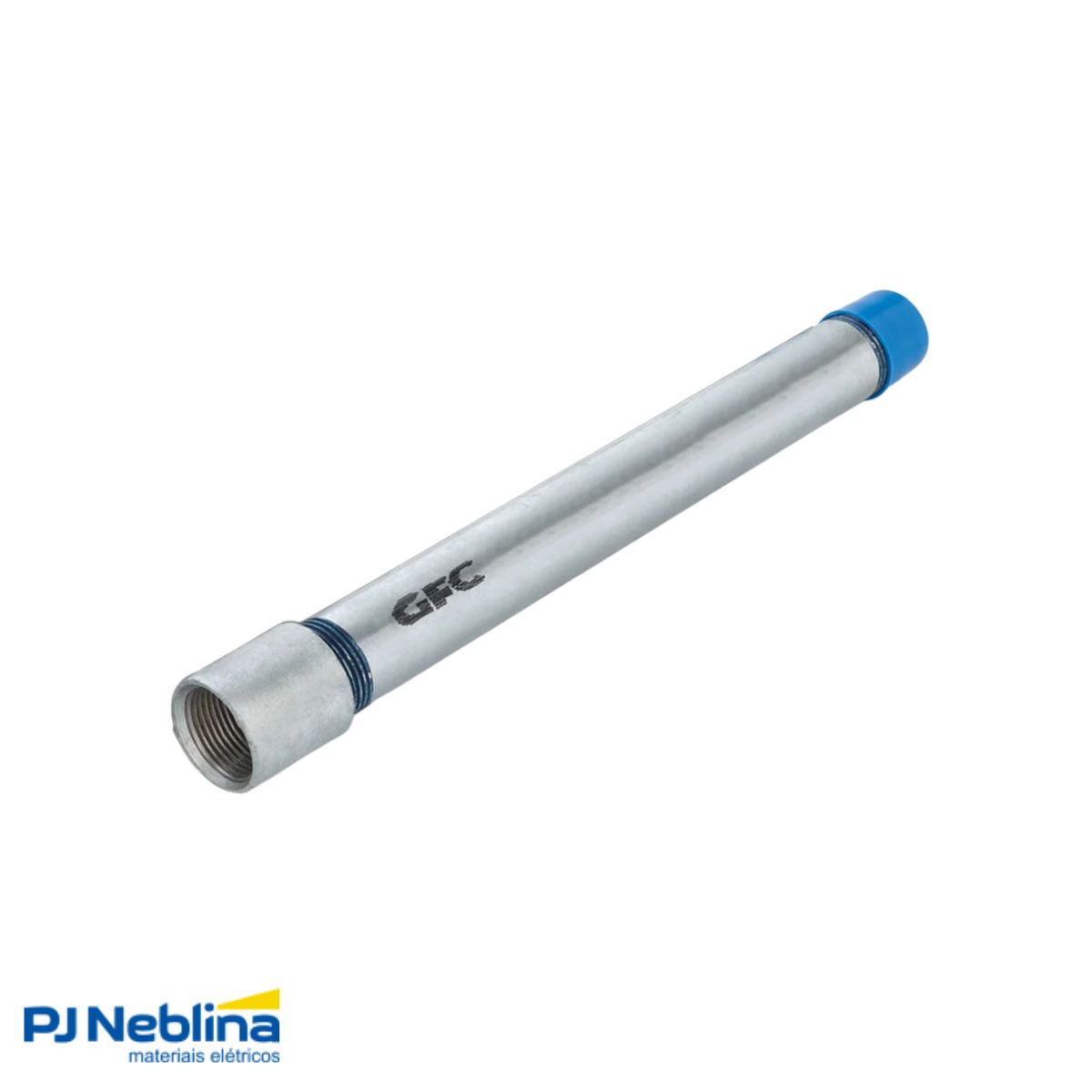 Eletroduto Aço Carbono Roscável Médio 1.1/2 Galv Fogo Nbr 5624 (Br C/3M) P=0,75Mm Tplr C/Luva - Eletroduto/Est