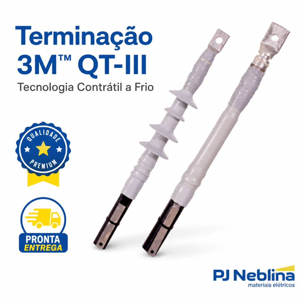 Terminação Modular Contrátil A Frio Interno 50-150 (3,6/6Kv) 35-120 (6/10Kv) 25-95 (8,7/15Kv) - 3M Do Brasil