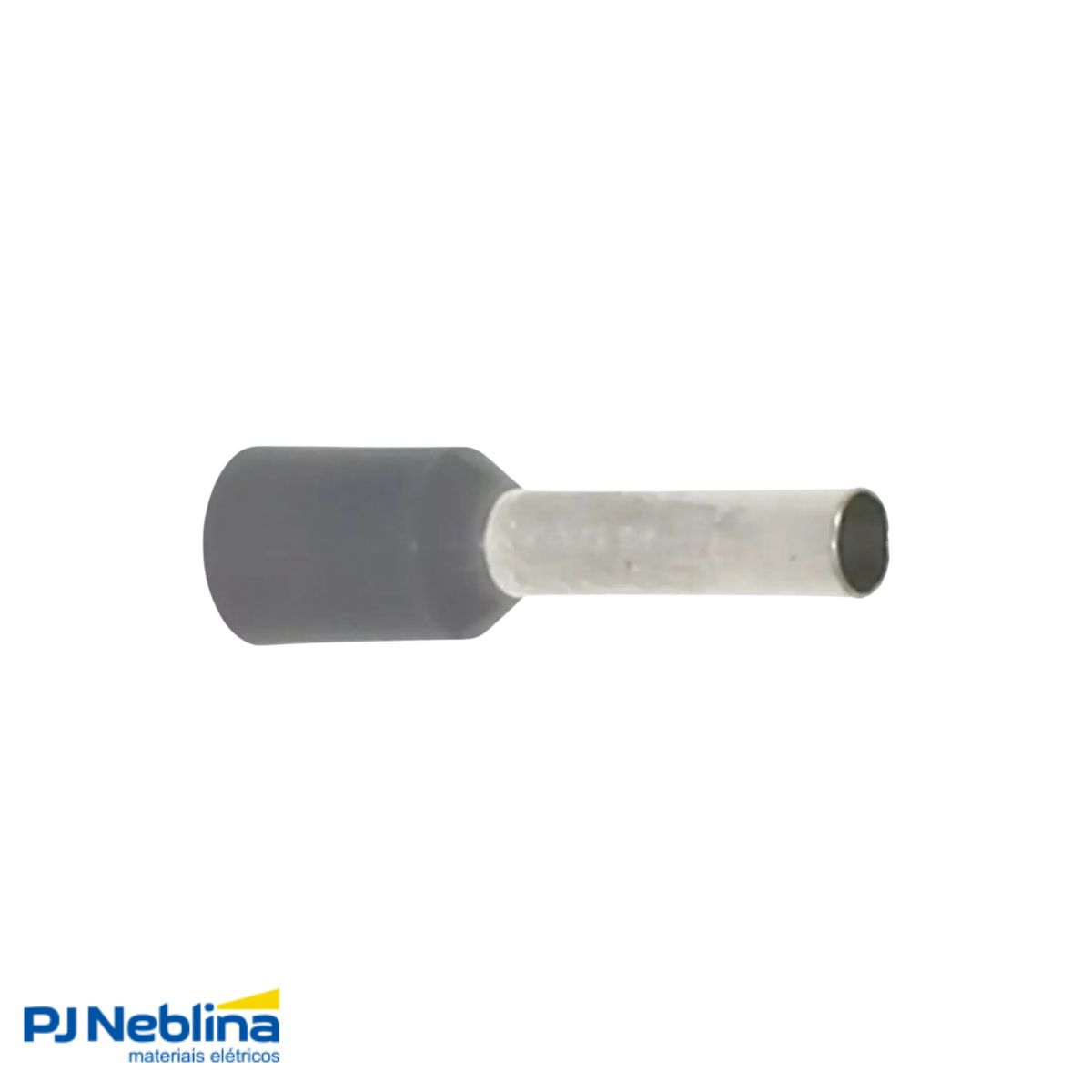 Terminal Tubular (Ilhos) 0,75Mm (18Awg) Pré-Isolado Cinza - Axt