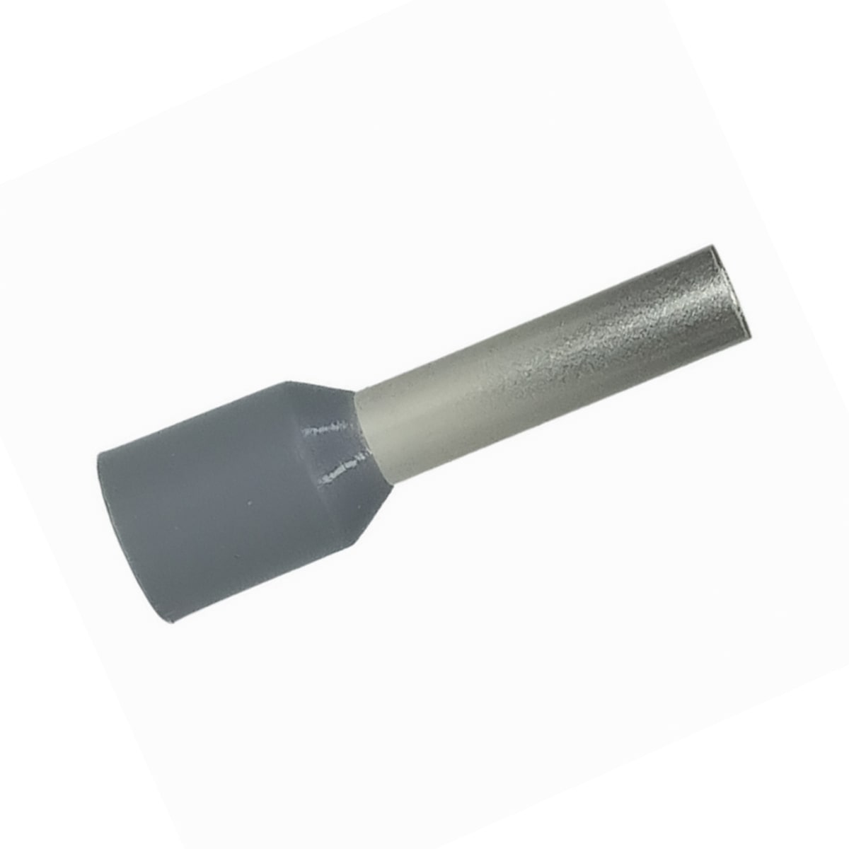 Terminal Tubular (Ilhós) 4,00Mm (12Awg) Pré-Isolado Cinza Cobre Estanhado 100 Peças Axt