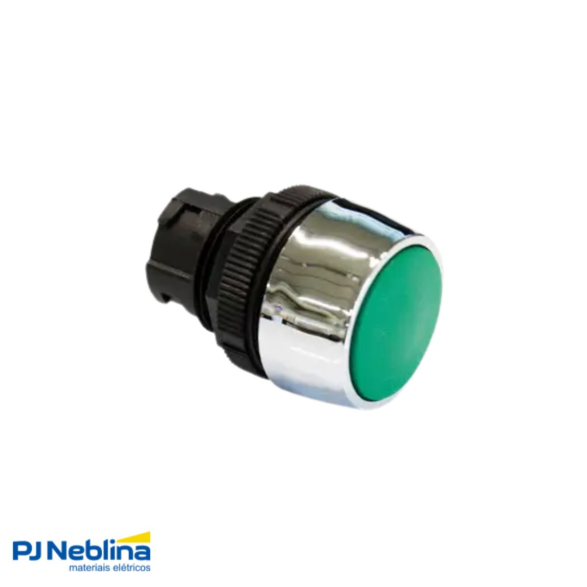 Botão Comando Pulsador Faceado Redondo 22 mm Plástico Verde - Ace Schmersal