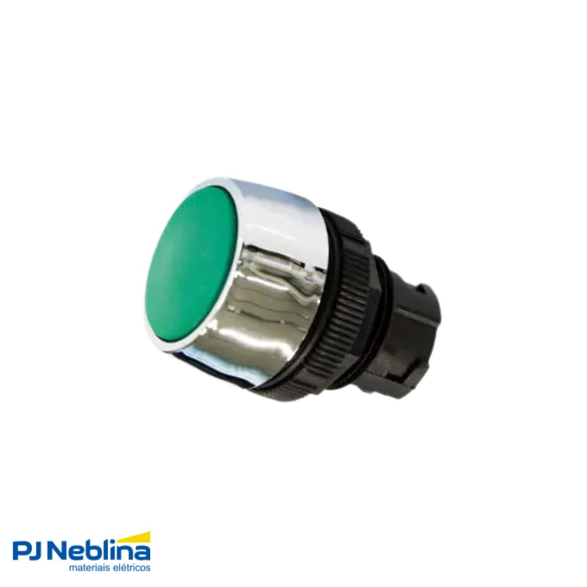 Botão Comando Pulsador Faceado Redondo 22 mm Plástico Verde - Ace Schmersal