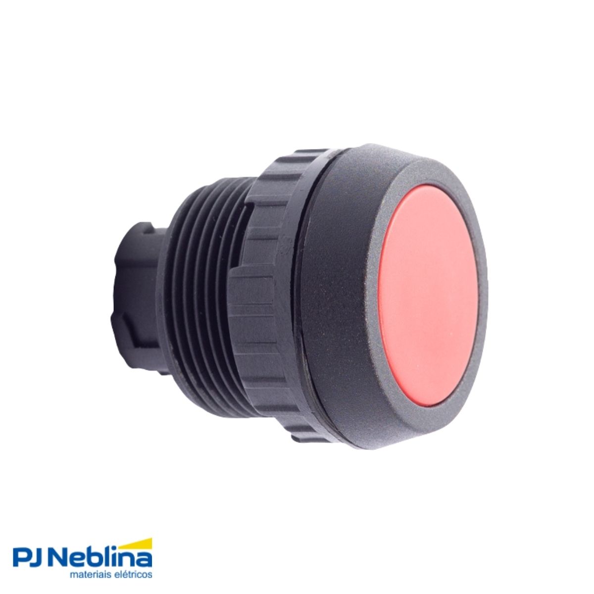 Botão Comando Pulsador Faceado Redondo 30 mm Plástico Vermelho - Ace Schmersal