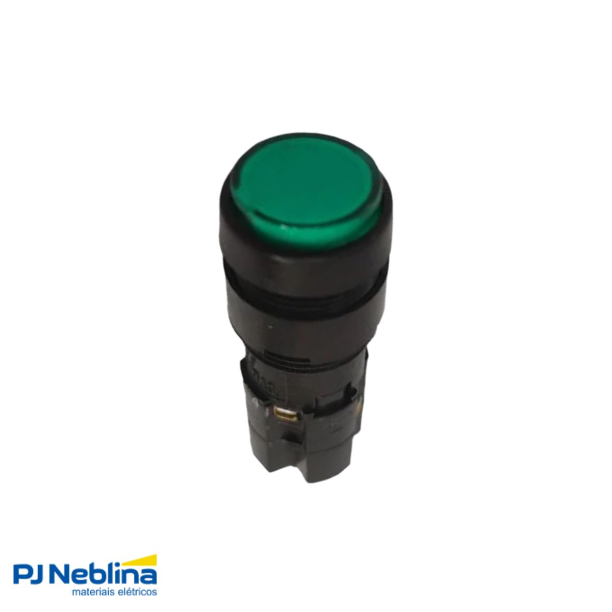 Botão Comando Pulsador Saliente Iluminado Redondo 16 mm Plástico Verde 2Na+2Nf - Ace Schmersal