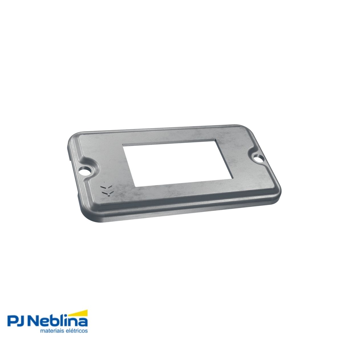 Tampa Condulete 1 Posto Vertical Alumínio 1/2-3/4 S/Pintura S/Vedação - Wetzel