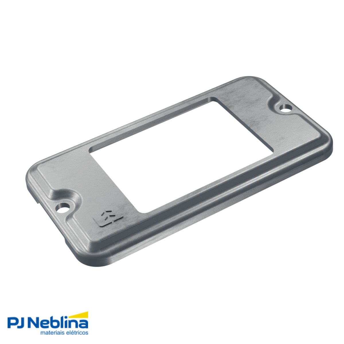 Tampa Condulete 3 Postos Alumínio 1/2-3/4 S/Pintura S/Vedação - Wetzel