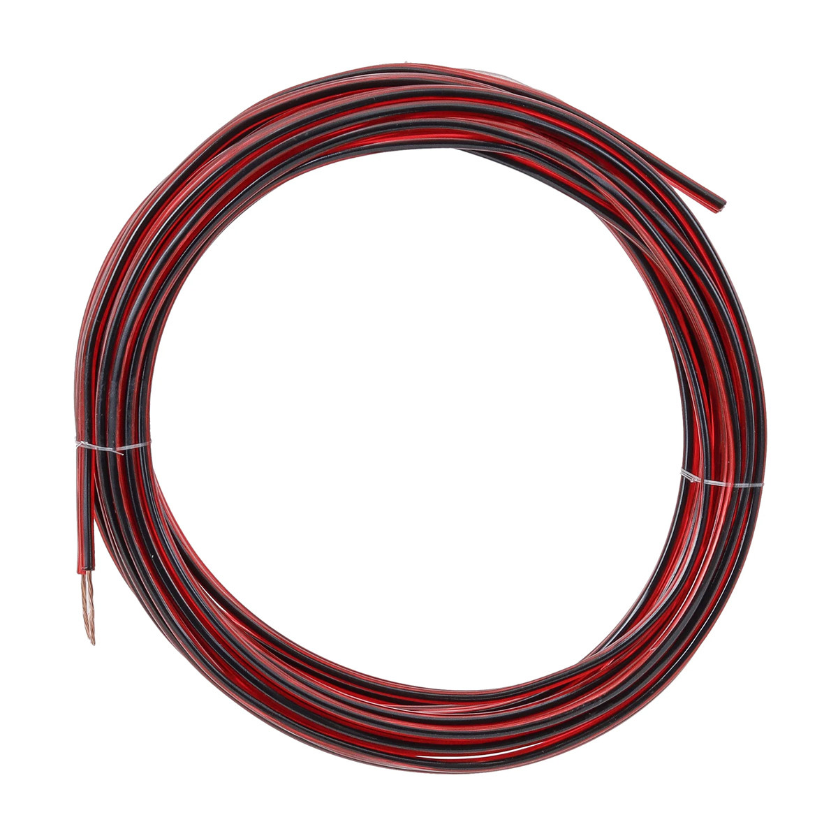 Cordão Paralelo Áudio 300V Pvc 2X2,50Mm Preto/Vermelho 70G 100 Metros - Gp Cabos