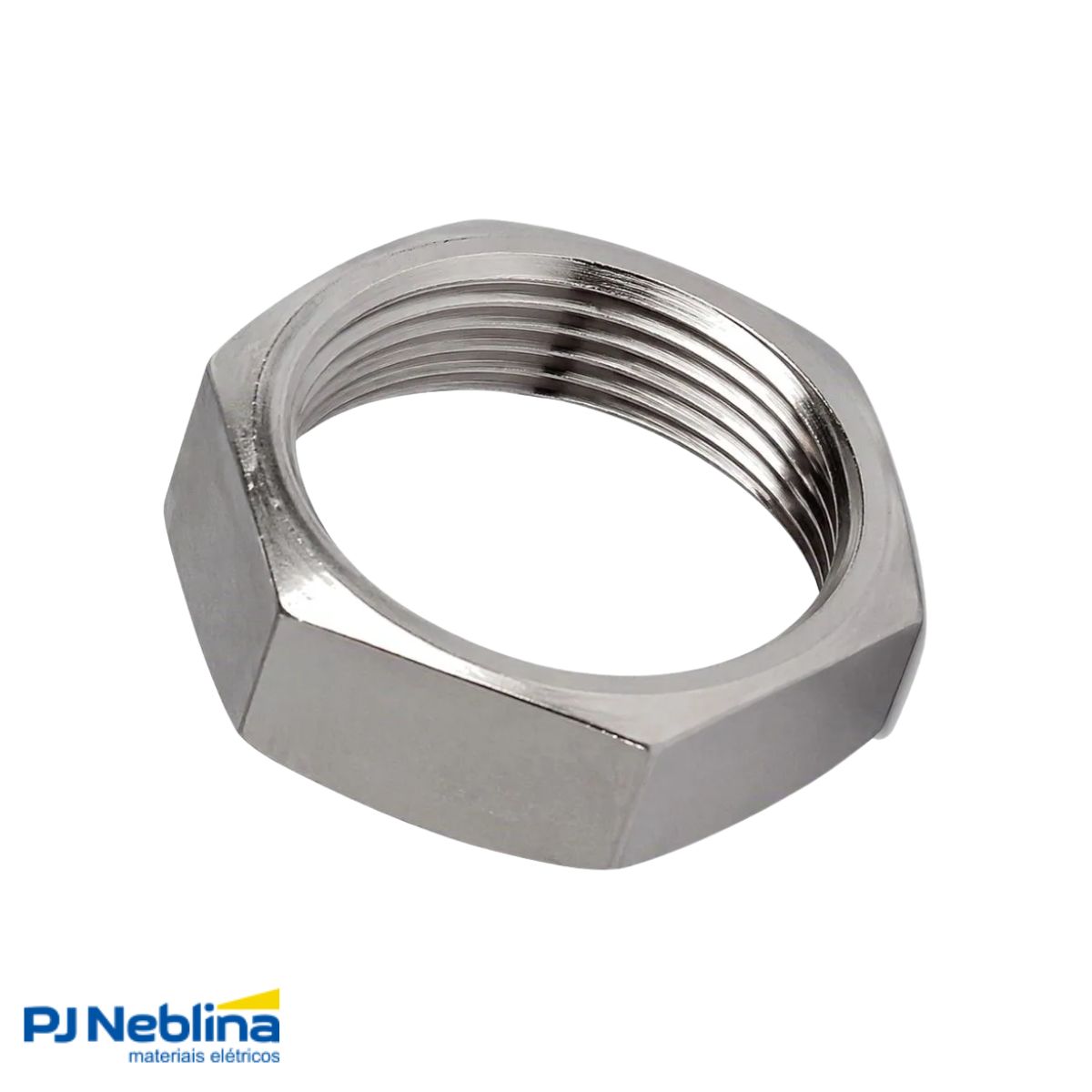 Conector Eletroduto Macho Reusavel Alumínio 1/2 Bsp Reto Fixo - Sptf
