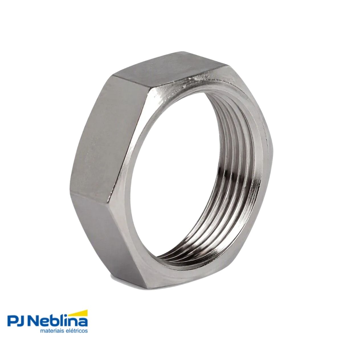 Conector Eletroduto Macho Reusavel Alumínio 1/2 Bsp Reto Fixo - Sptf