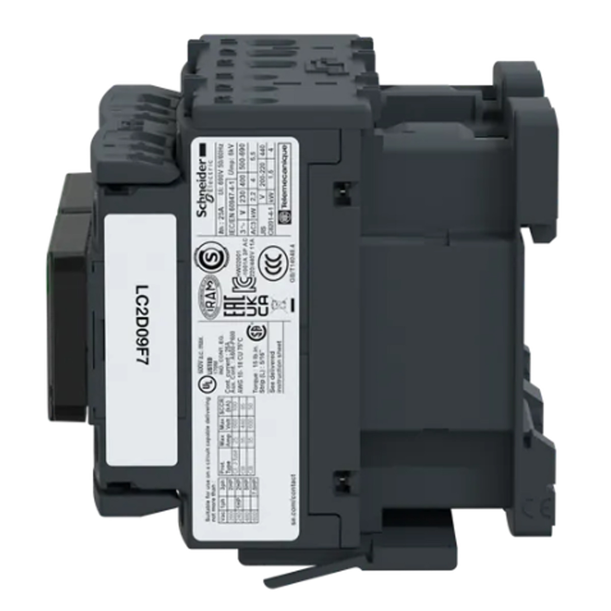 Chave Reversora 3P (Lc2-D) 110V/50-60Hz 9A 1Na+1Nf LC2D09F7 - Schneider Eletric