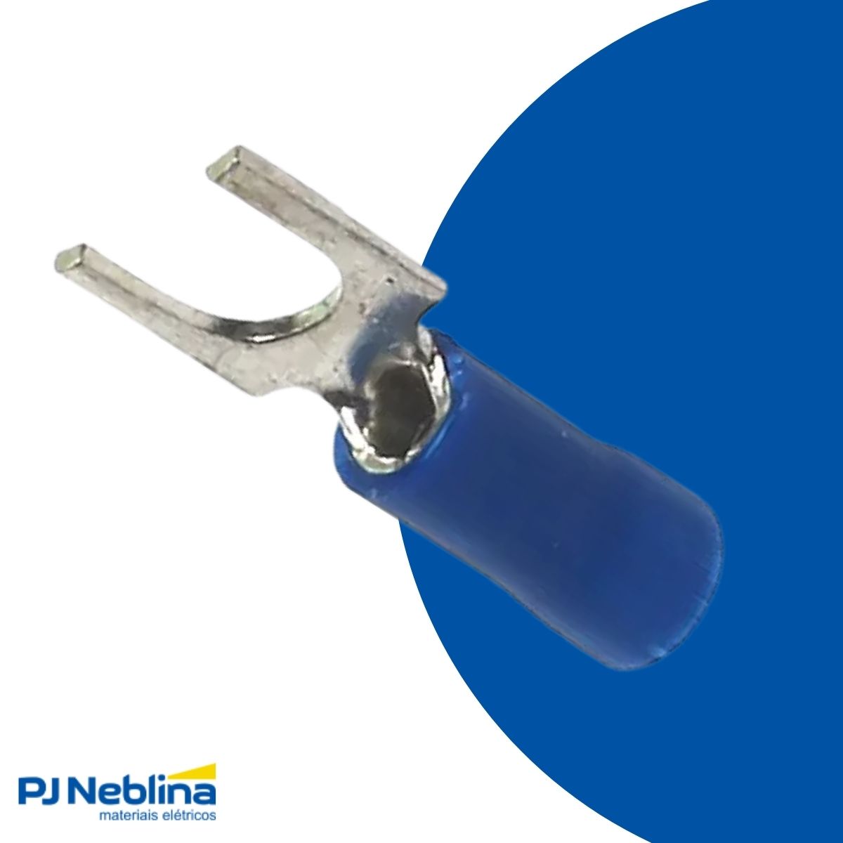 Terminal Forquilha 1,50-2,50mm (16-14awg) Pre-isolado Az F=5