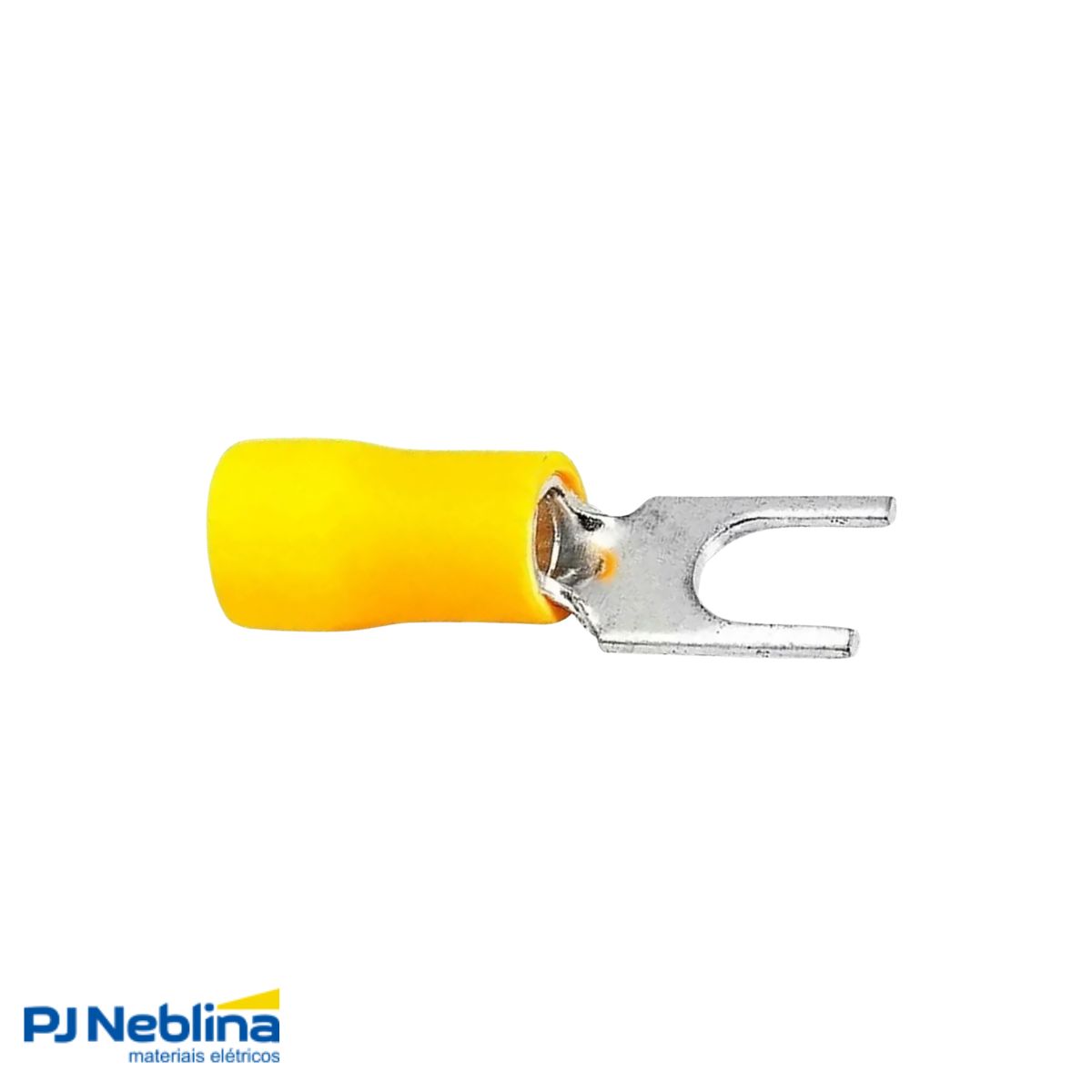 Terminal Forquilha 4,00-6,00mm (12-10awg) Pre-isolado Am F=4