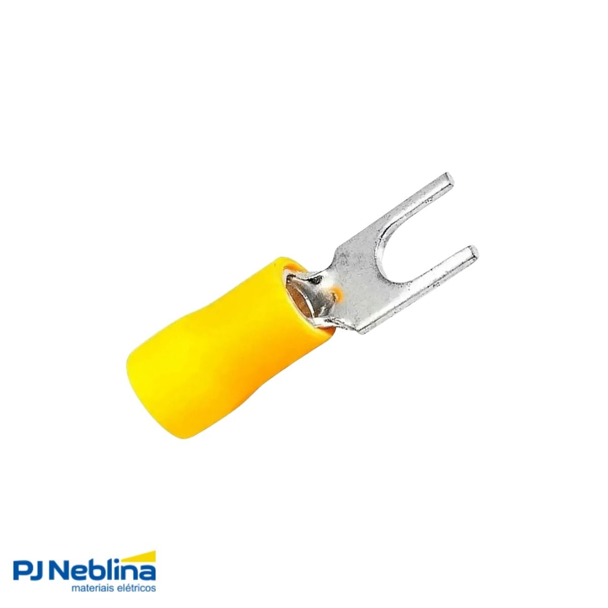 Terminal Forquilha 4,00-6,00mm (12-10awg) Pre-isolado Am F=4