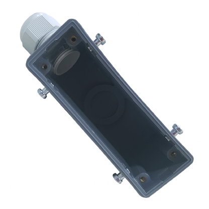 Carcaça Plug Saída Lateral 4 Rebites 24 Polos Termoplástico Para Tomada Múltipla - Steck