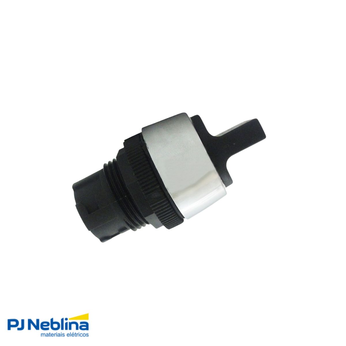 Frontal Comutador Knob Curto 2 Pos Ret 90G 22 mm Plástico Preto - Ace Schmersal