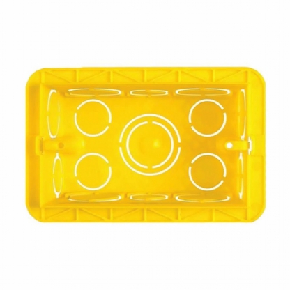 Caixa Derivação 4X2 Parede Pvc Amarelo - Pial