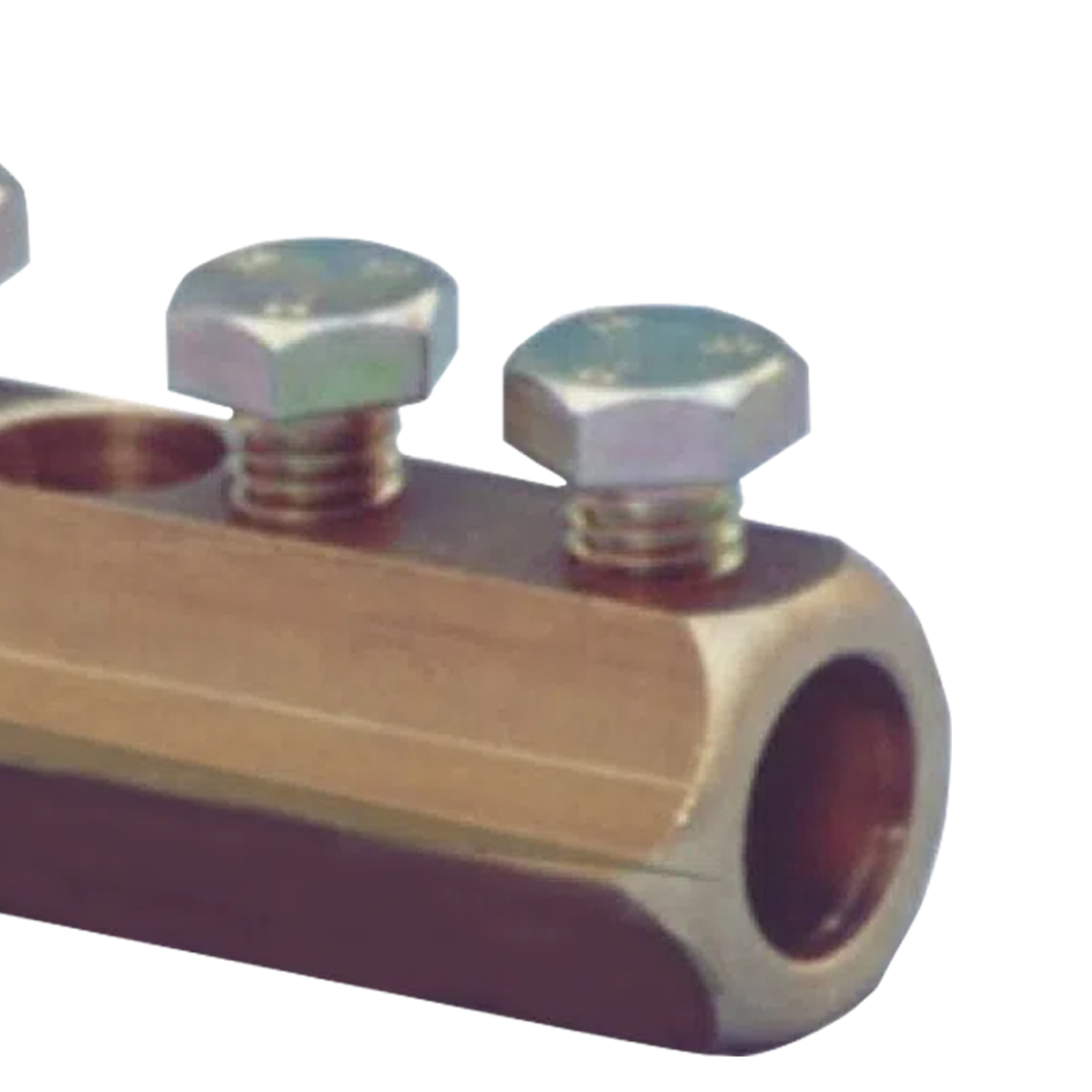 Conector Aterramento Emenda Latão Cabo/Cabo 50Mm Prt-903 - Paratec