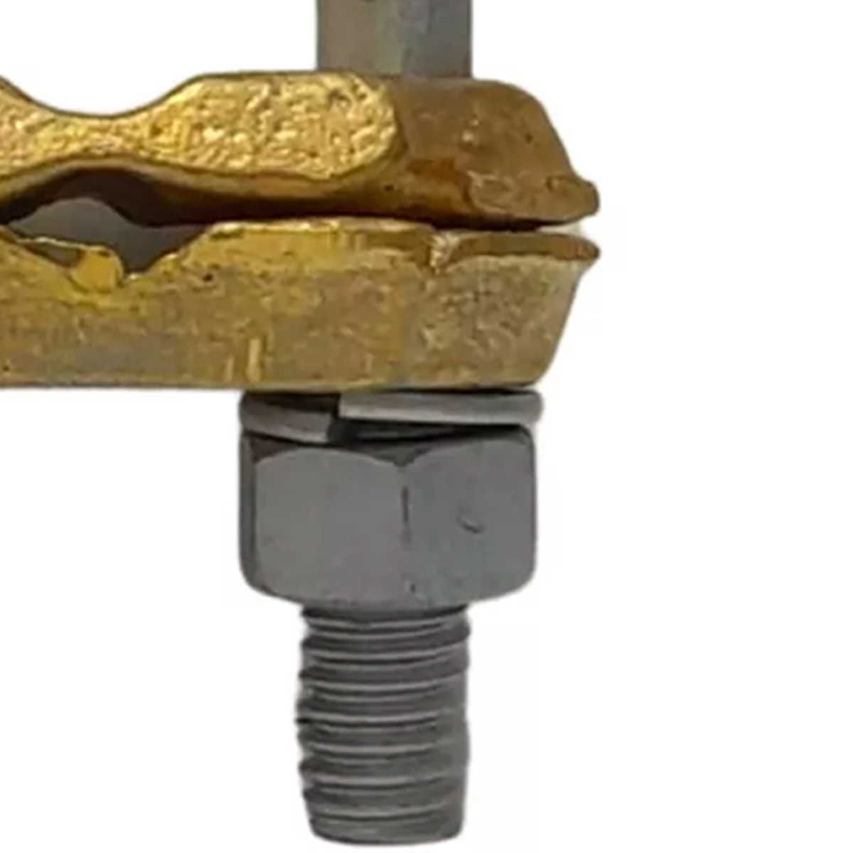 Conector Grampo Cabo/Haste Latão Para Aterramento - Paratec