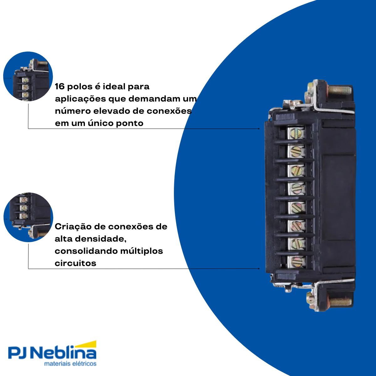 Miolo Múltiplo Macho 16 Polos Preto P/Tomada Industrial - Steck