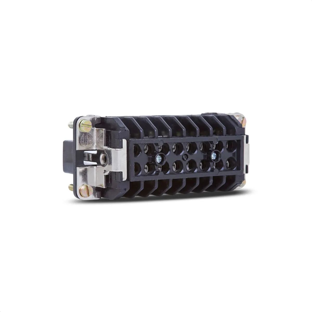 Miolo Múltiplo Macho 16 Polos Preto P/Tomada Industrial - Steck