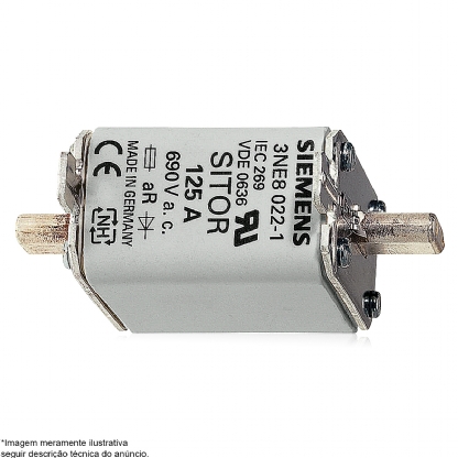 Fusível Nh T-00 80A 690Vca 3NE80201 - Siemens