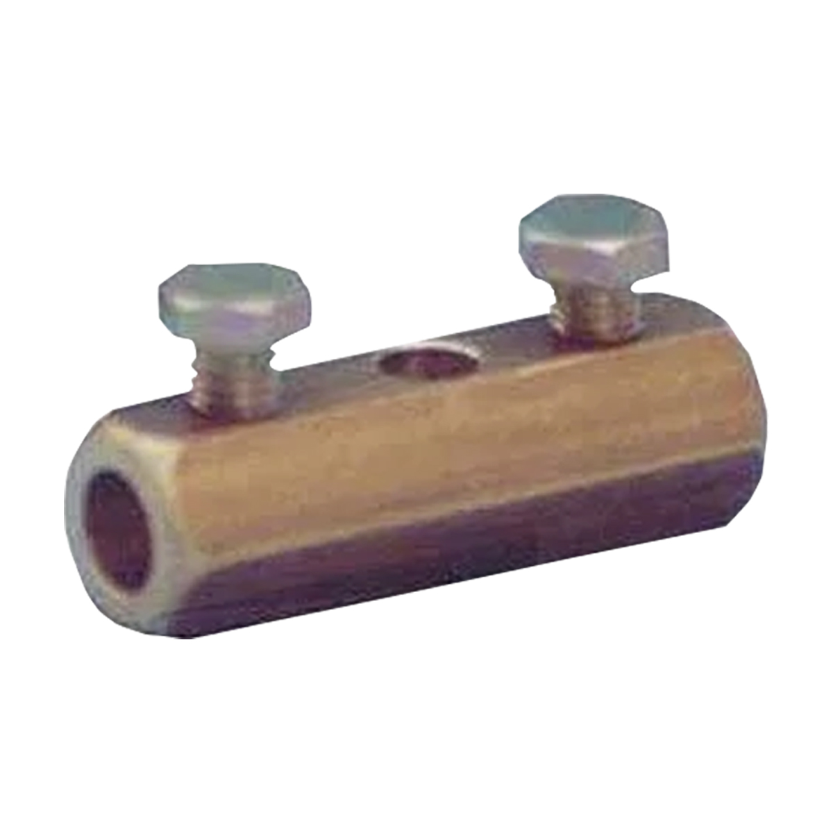 Conector Aterramento Emenda Latão Cabo/Cabo 50Mm Prt-901 - Paratec