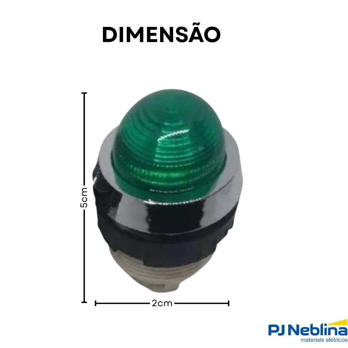 Sinaleiro Monobloco Saliente Redondo 30Mm Plástico Verde Plástico Preto Ip65 - Ace Schmersal