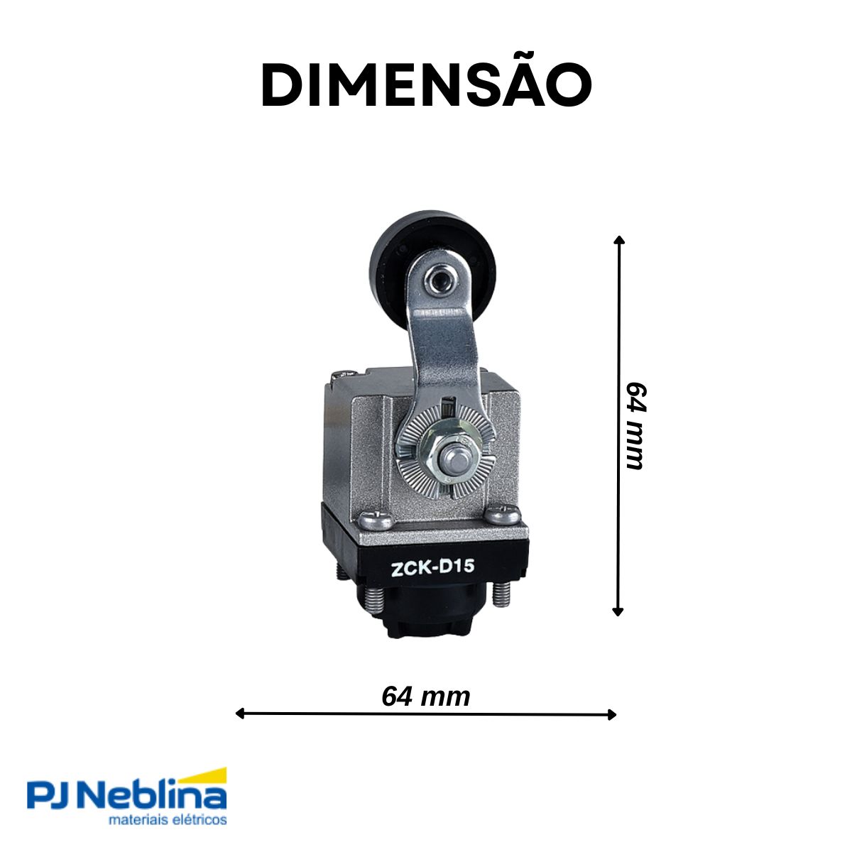 Chave Fim De Curso Alavanca C/Roldana 3A 1Na+1Nf Ip66 - Telemecanique