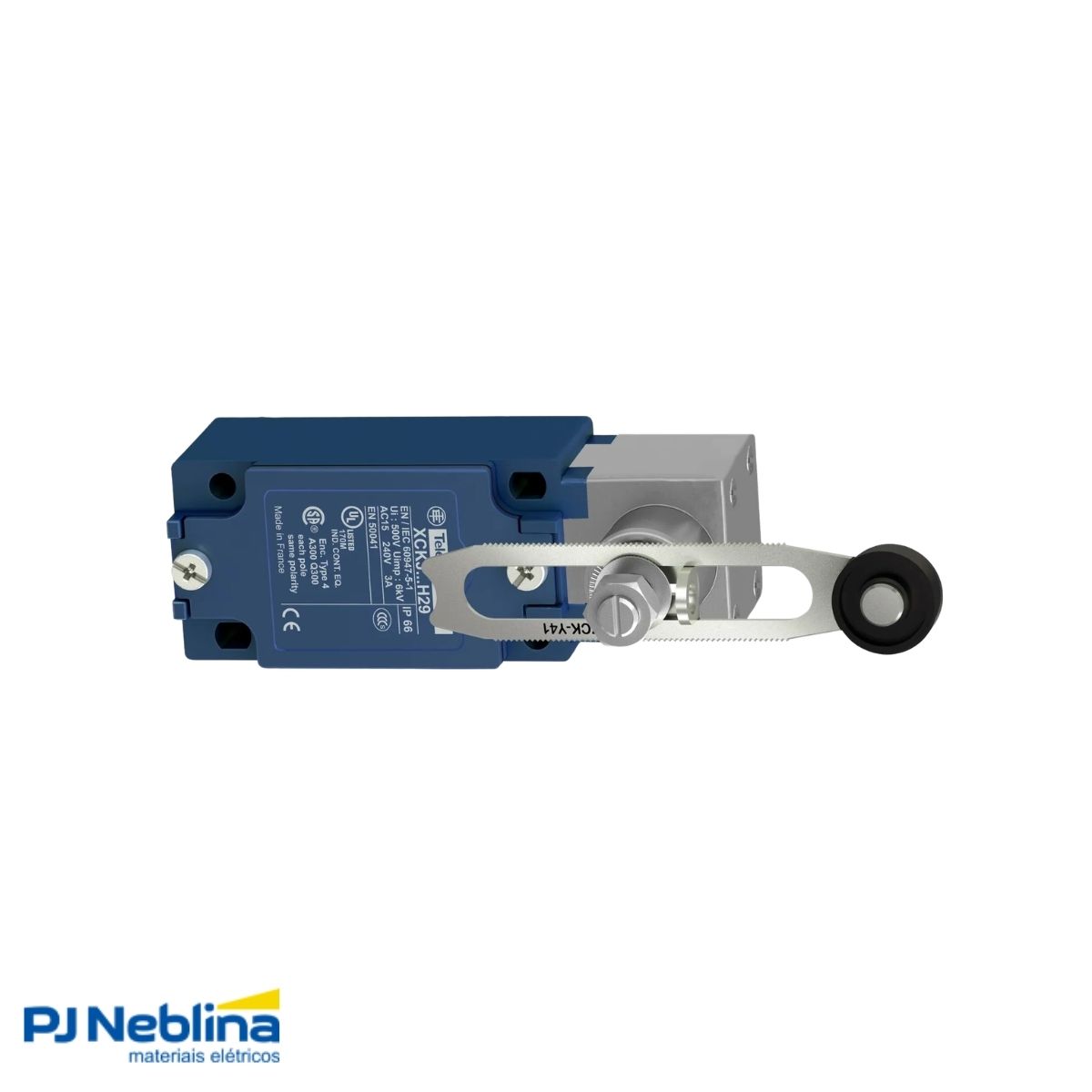 Chave Fim De Curso Alavanca Ajustável C/Roldana 3A 1Na+1Nf Ip66 - Telemecanique