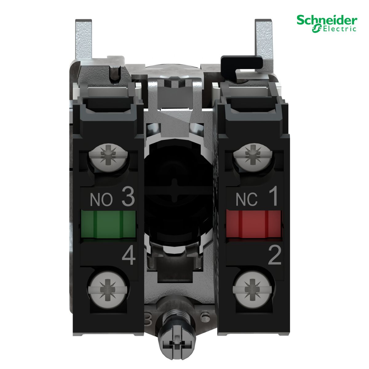 Botão Comando Normal Impulso 1Na+1Nf 22Mm Vermelho -  Schneider Electric