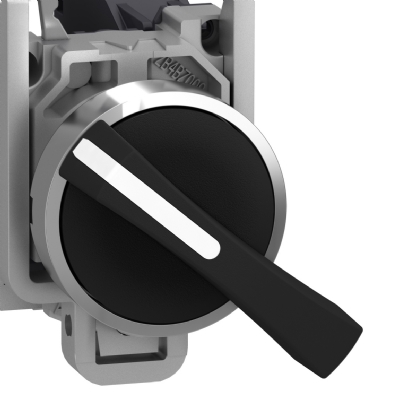 Chave Comutadora Manopla Longa 22mm 3 Posições Fixa Preto 2Na XB4BJ33 - Schneider Electric