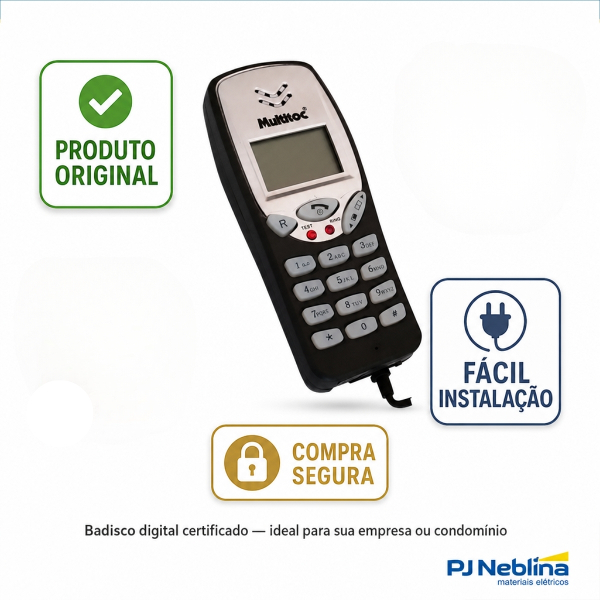 Badisco Digital Mu256T C/Identificador MUBD0256 - Multitoc