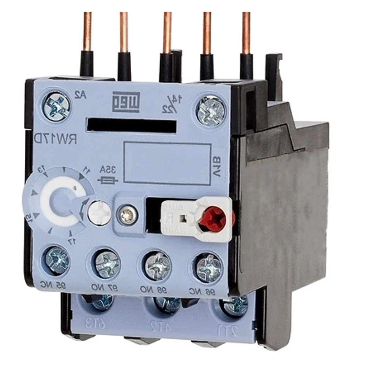 Rele Sobrecarga Térmico 2,8-4A Classe Terminal Parafuso 3 Polos IP10-IP20 Weg