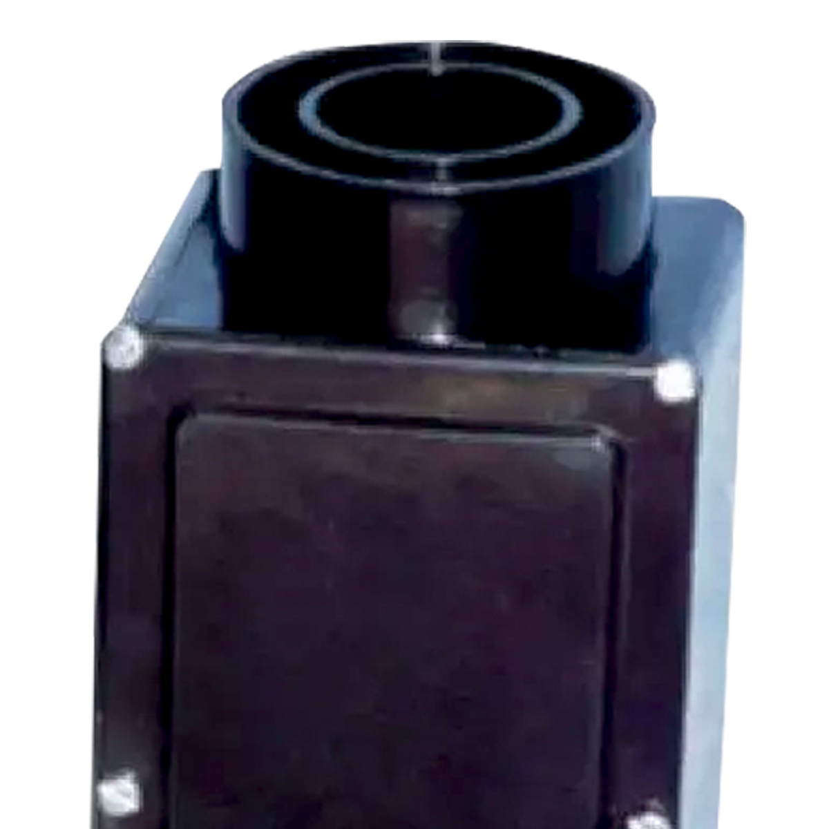 Caixa Inspeção Terra Suspensa Polipropileno Para Aterramento Preto Para Tubo de 1Pol,1.1/2Pol e 2Pol - Paratec