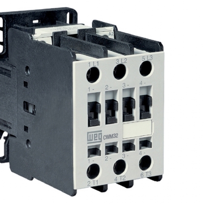 Contator Potência Tripolar 32A 220V 1Na+1Nf 60Hz CWM32-11-30V26 - WEG
